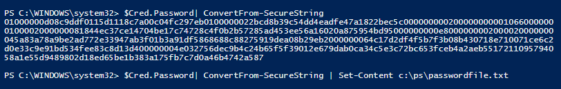 ConvertFrom-SecureString 