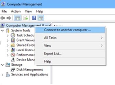 Computer Management - manage remote hyper-v