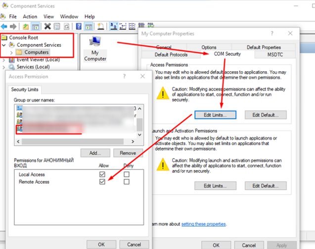 configure dcom permission to use hyper-v manager on windows 10