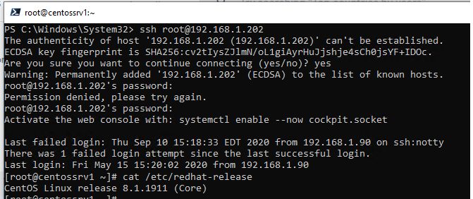 using ssh.exe to securely connect to linux from windows 10